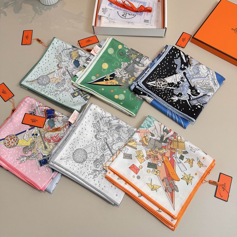 Hermes silk scarf hm05